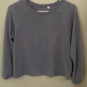 Super soft lightweight long sleeve light purple color slightly worn